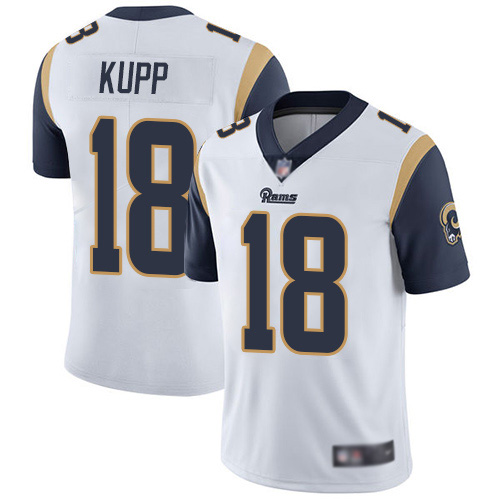 Los Angeles Rams Limited White Men Cooper Kupp Road Jersey NFL Football #18 Vapor Untouchable